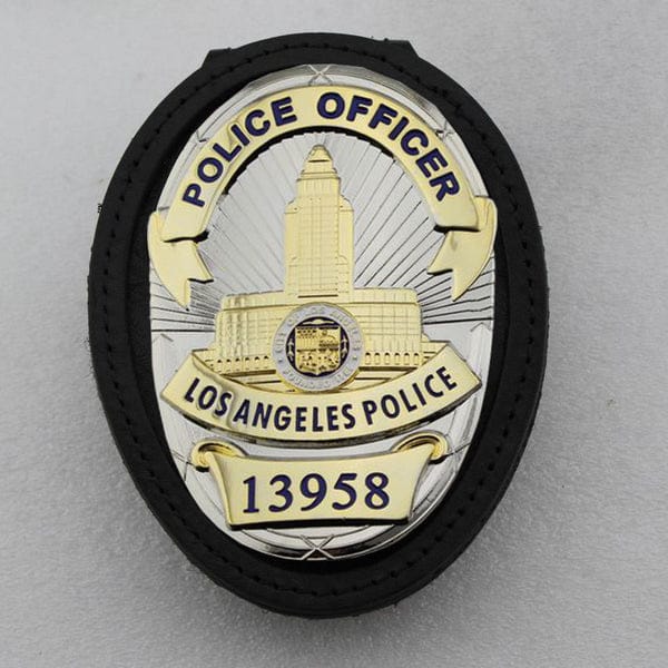 Customer photo review of LAPD Los Angeles Police Officer Badge Replica Movie Props With Number 13958 16520