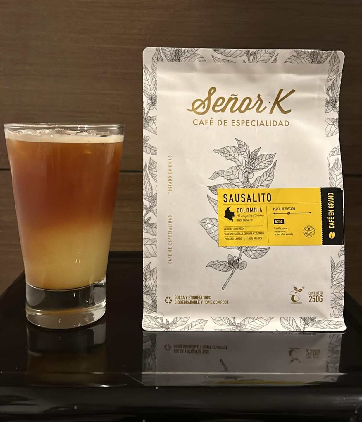 Customer photo review of Colombia | Laderas del Tapias Bolsa 250 gramos | GRANO ENTERO