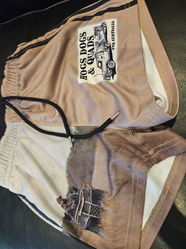 Customer photo review of 🔥NEW🔥 Quad Photo Footy Shorts WITH POCKETS