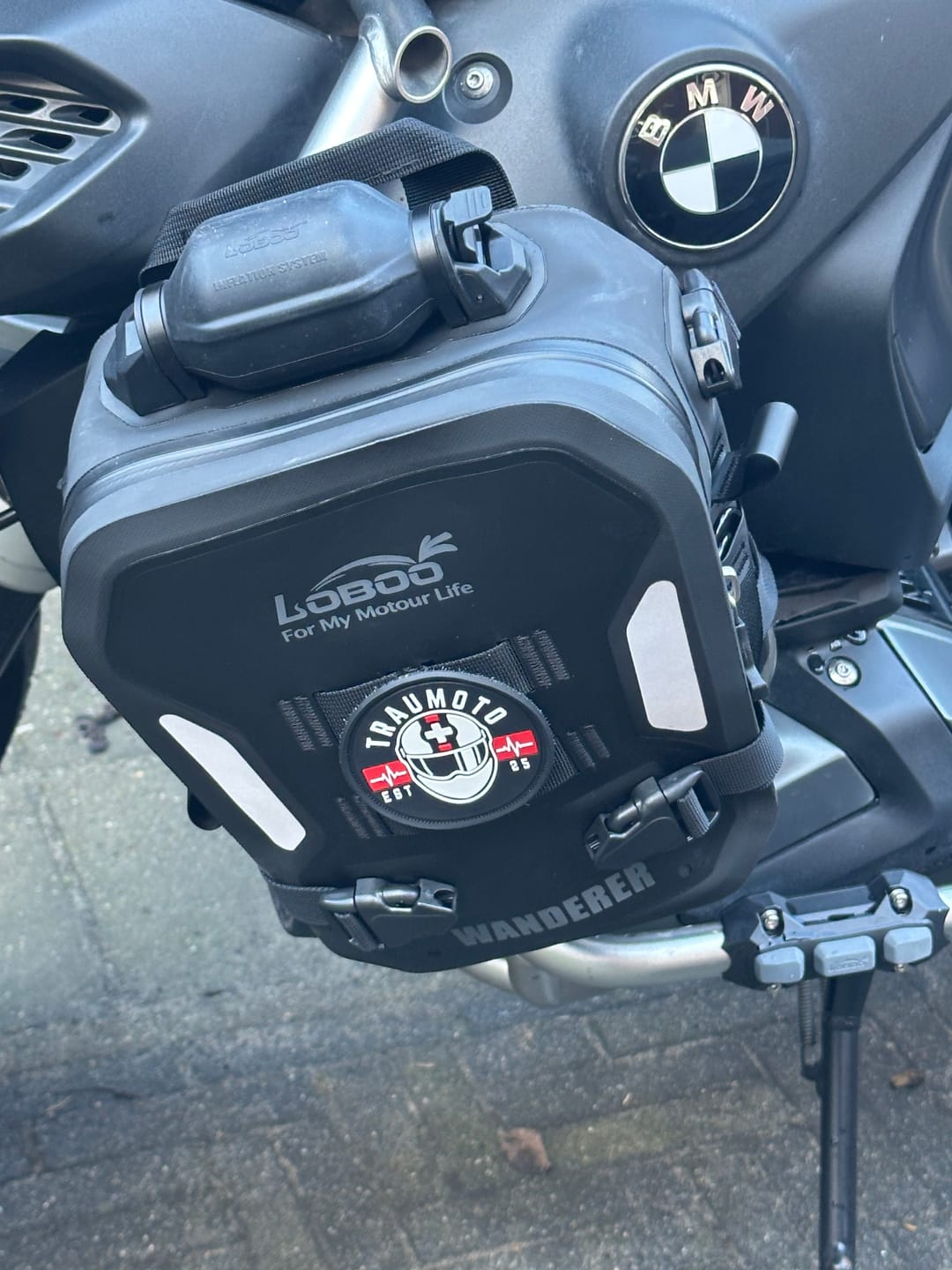 Customer photo review of LOBOO Universal Crash Bar Bumpers (Fits 25mm Tubing) | Replacement Skid Blocks & Sliders