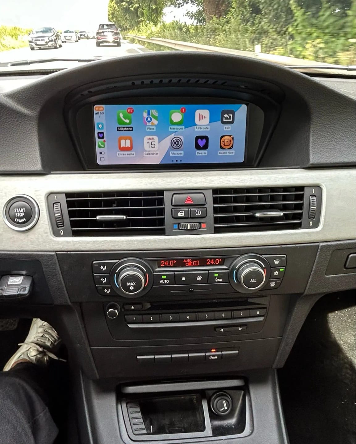 Customer photo review of BMW Wireless Carplay/Android Auto/Airplay MMI Retrofit