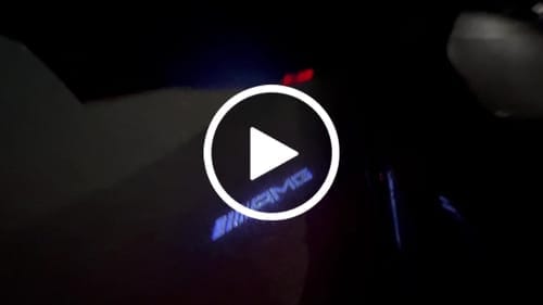 Customer photo review of Mercedes Benz LED Car Door Welcome Logo Shadow Lights