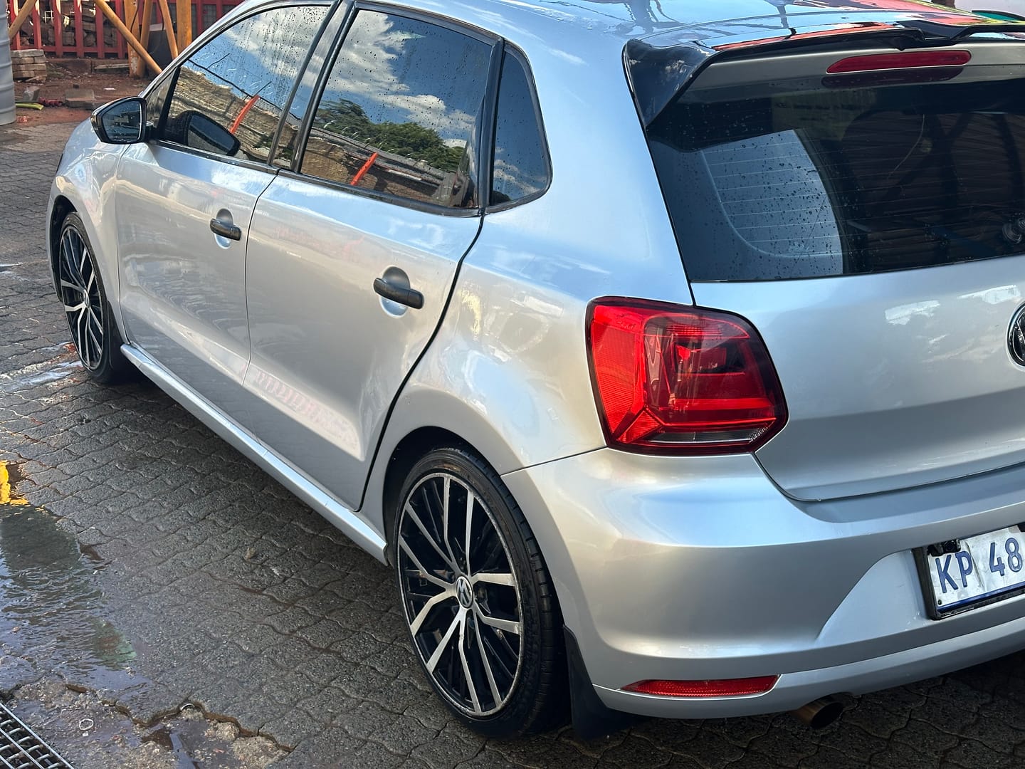 Customer photo review of Vw Polo 6 Lowering Suspension Kit