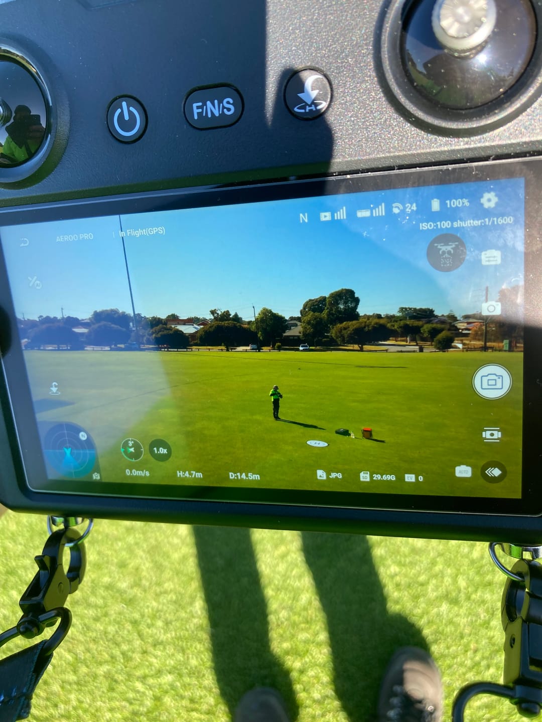 Customer photo review of Anti-Glare Screen Protector