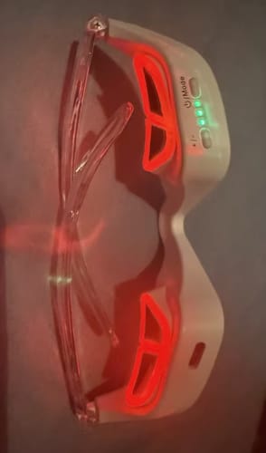 Customer photo review of Méthode 10×7 — Regard Reposé avec nos Lunettes masseur LED