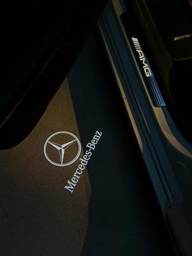 Customer photo review of Mercedes Benz LED Car Door Welcome Logo Shadow Lights