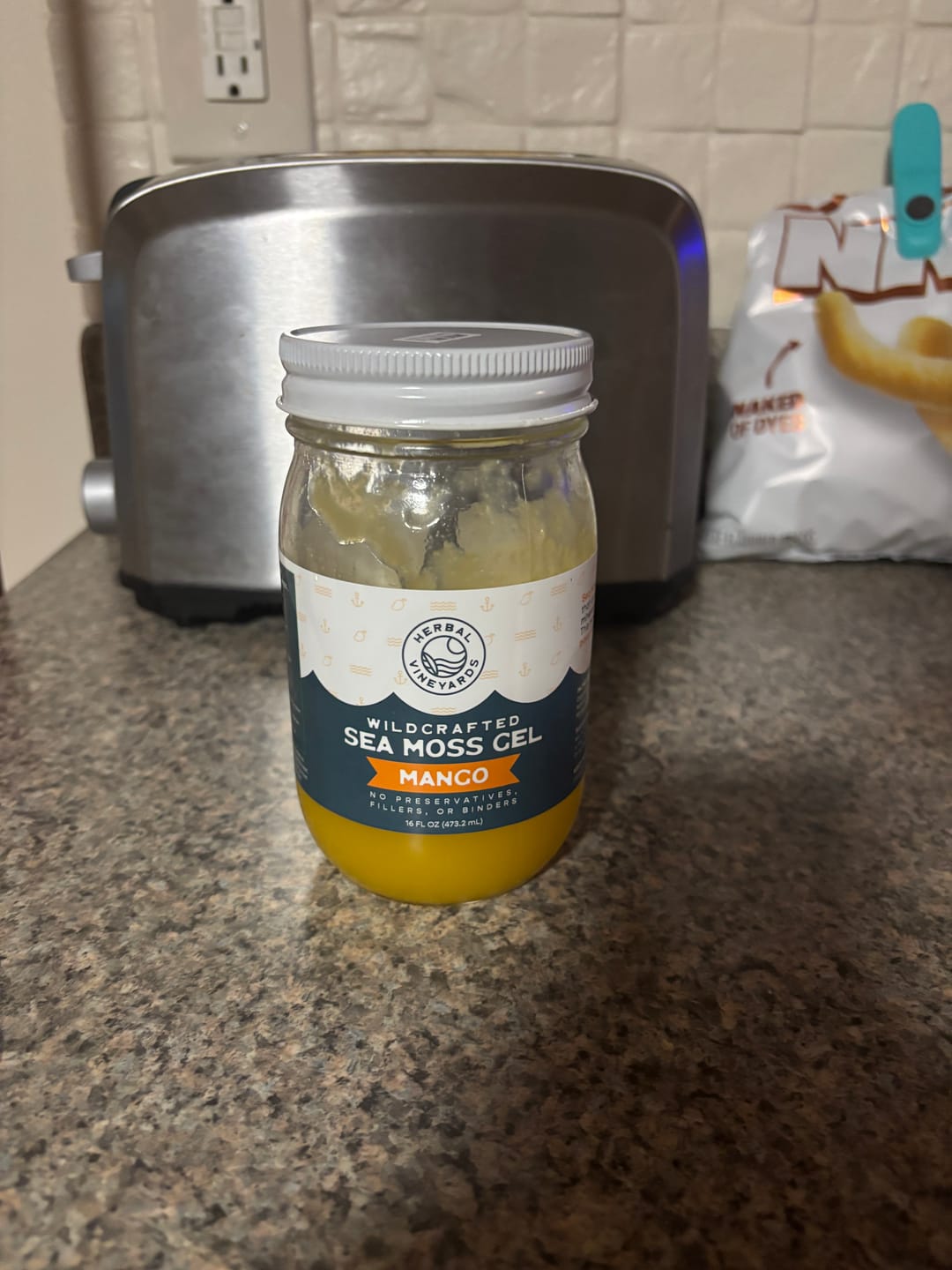 Customer photo review of EXCLUSIVE MANGO SEA MOSS GEL