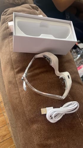 Customer photo review of Méthode 10×7 — Regard Reposé avec nos Lunettes masseur LED