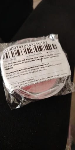 Customer photo review of Phansta™ Self-Adhesive Eyelash Extensions