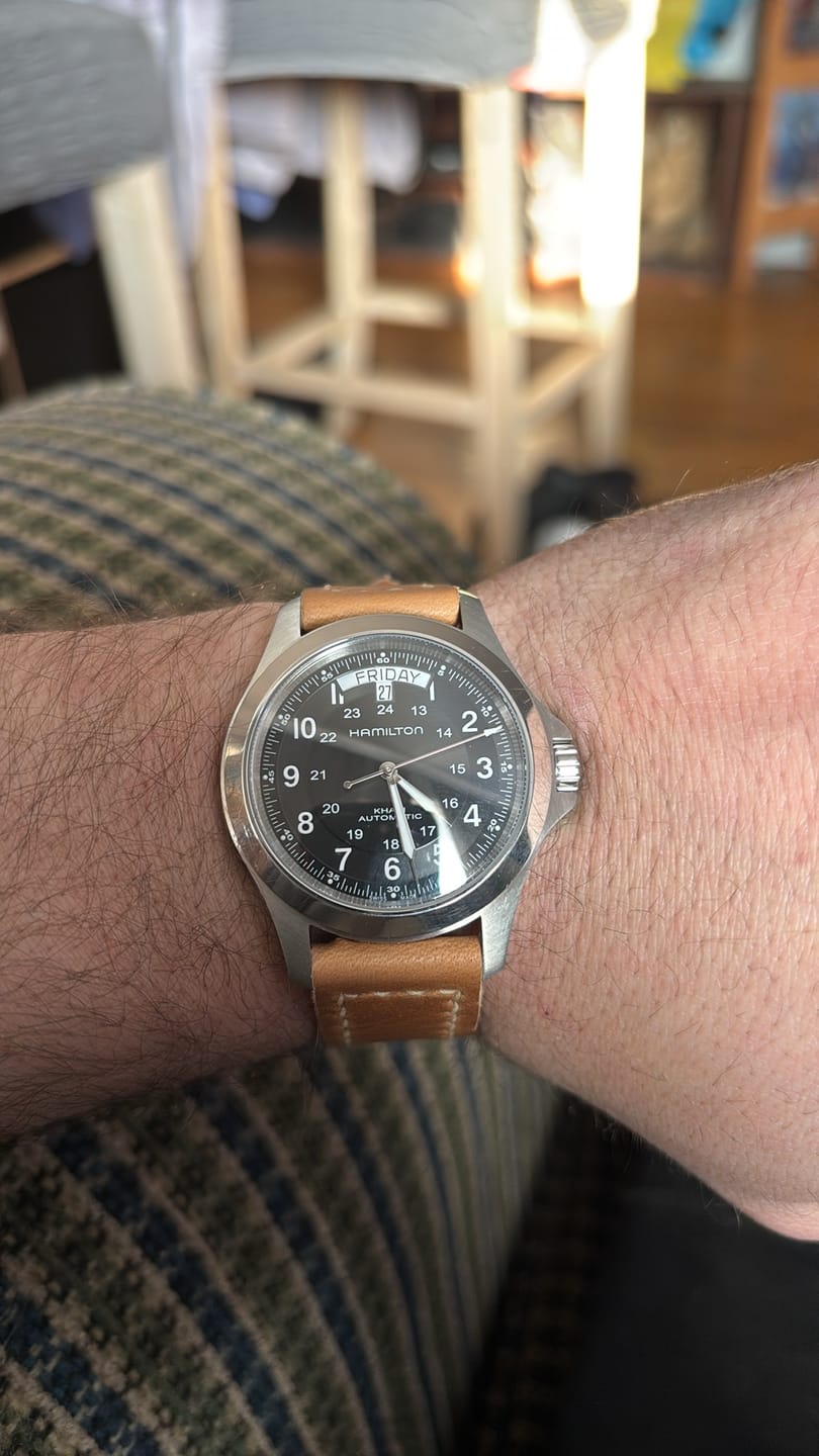 Customer photo review of Horween Natural Dublin | Natural Thread