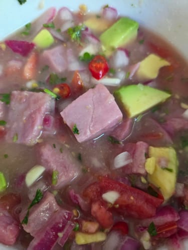 Customer photo review of Yellowfin Tuna Loin Steaks (High Grade Frozen)