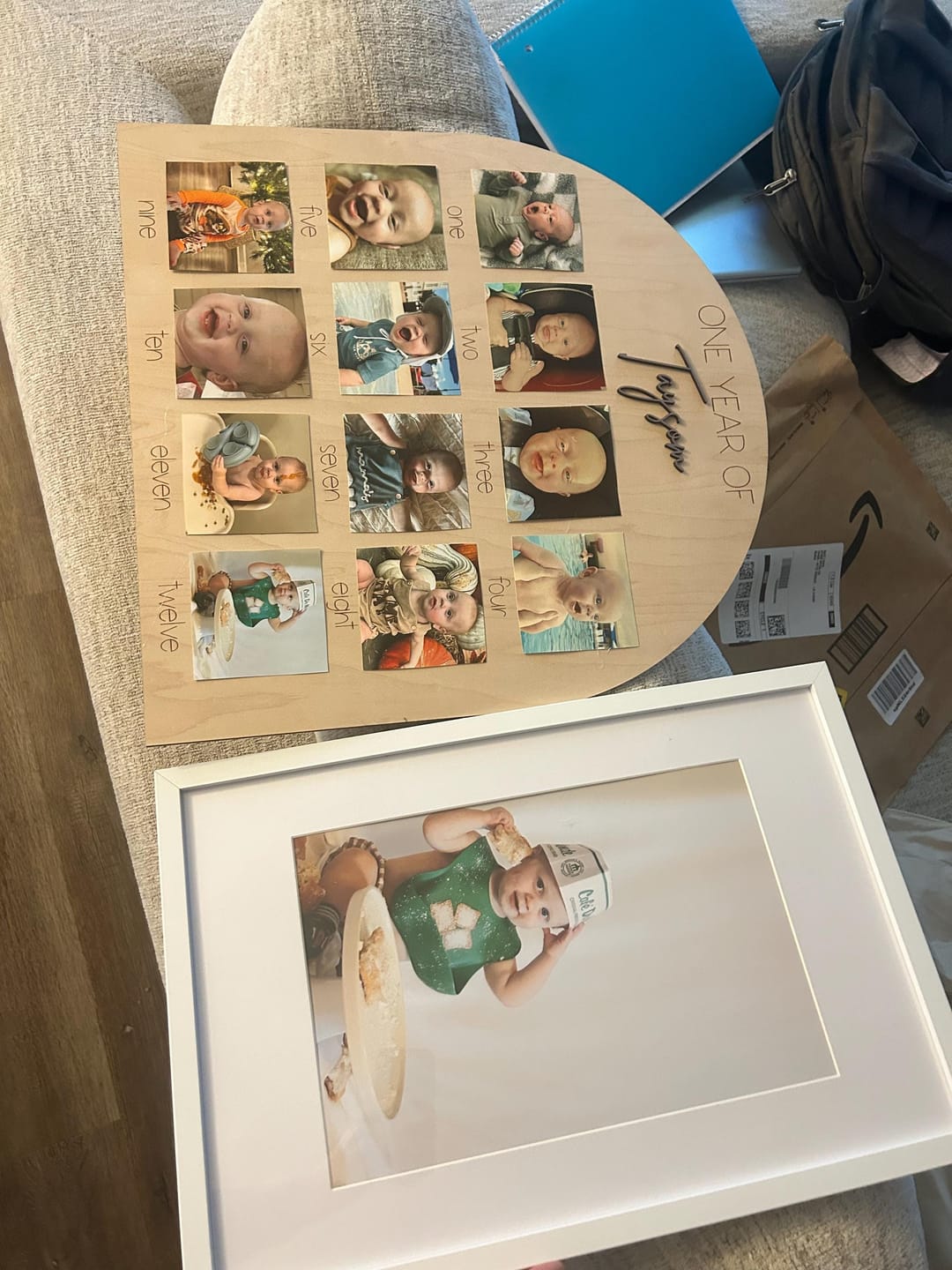 Customer photo review of One Year Of Photo Board