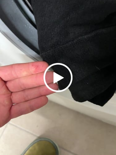 Customer video review of Sweatpants Wide Fit Blanks 330GSM Black