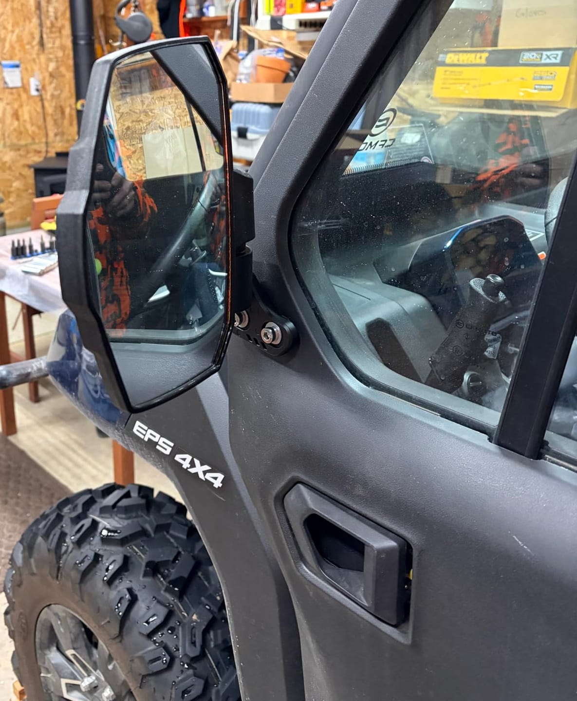 Customer photo review of UTV Side Mirrors For CFMOTO UFORCE 1000/1000XL 2019-2025