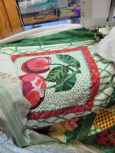 Customer photo review of Garden Party Block of the Month