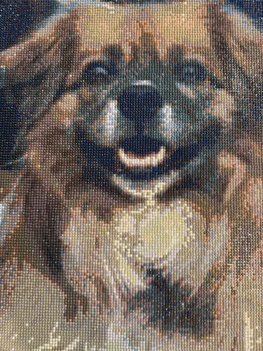 Customer photo review of Custom Diamond Painting Kit