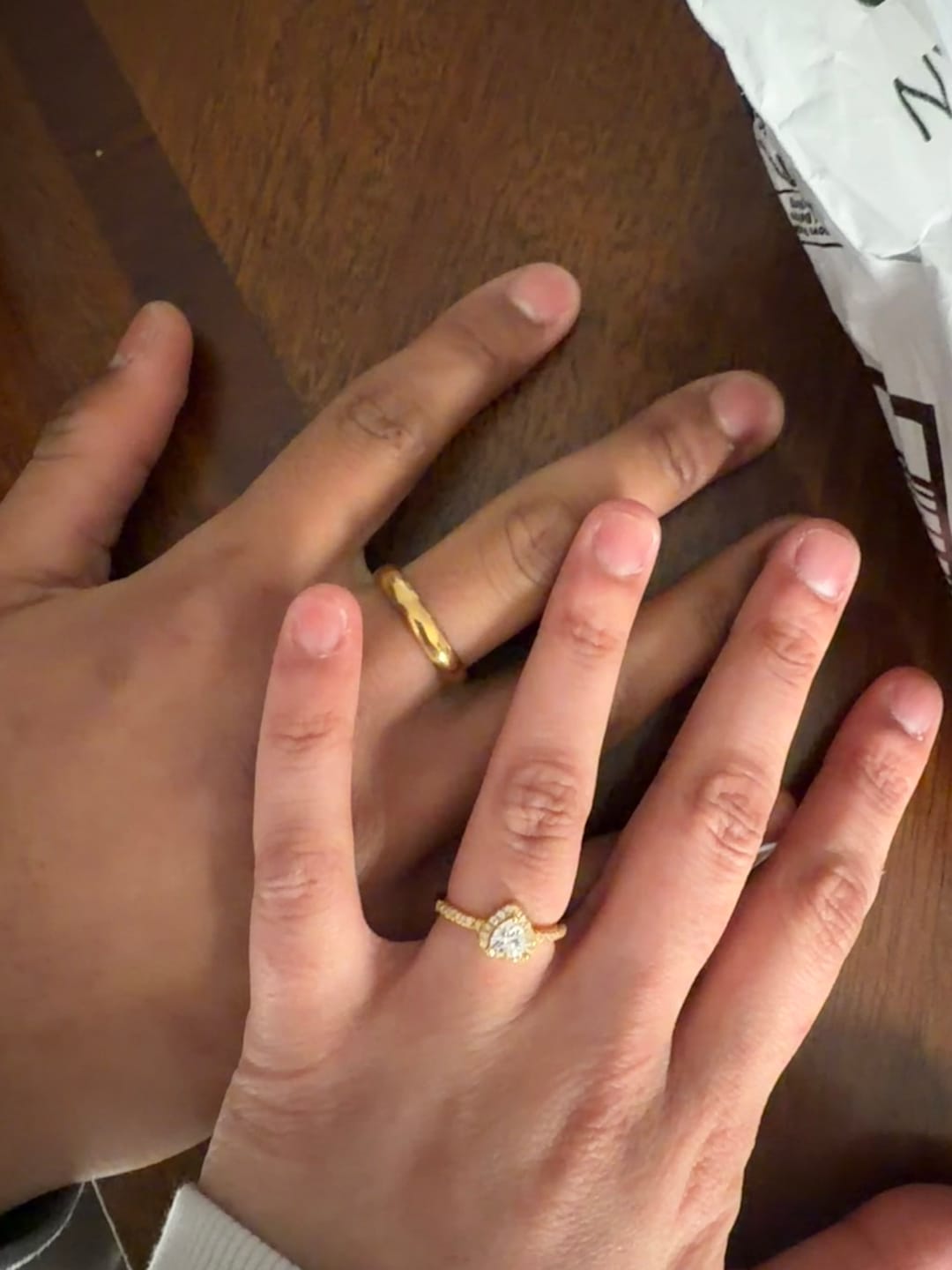 Customer photo review of Promise Ring Kit