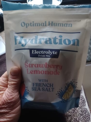 Customer photo review of Optimal Human Electrolyte Drink Mix with French Sea Salt