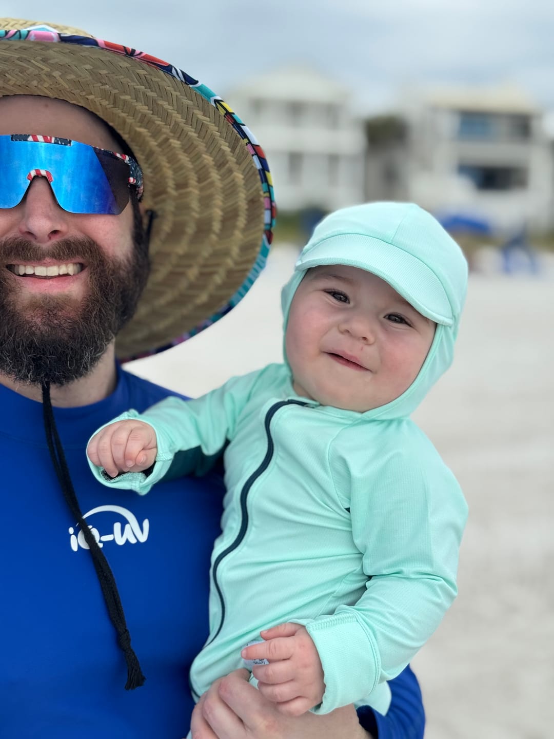 Customer photo review of Baby and Toddler UPF 50+ Sun Protective Onesie