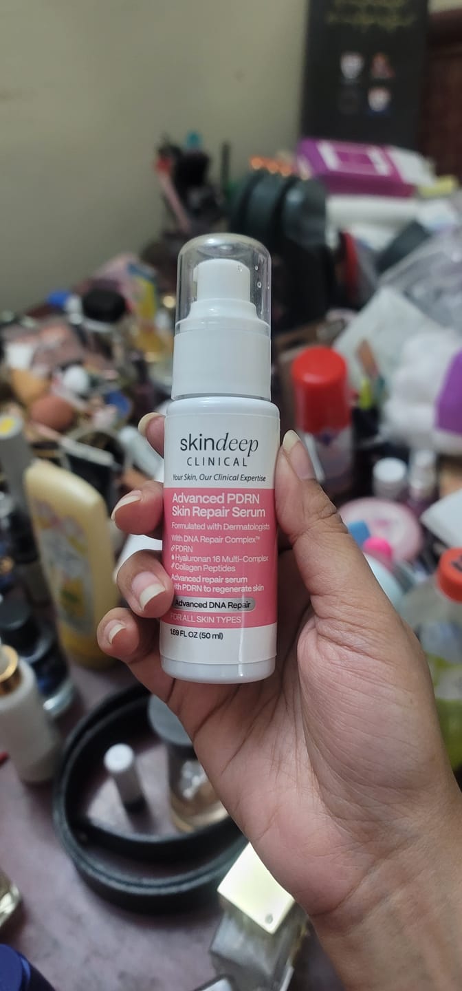Customer photo review of Advanced PDRN Skin Repair Serum