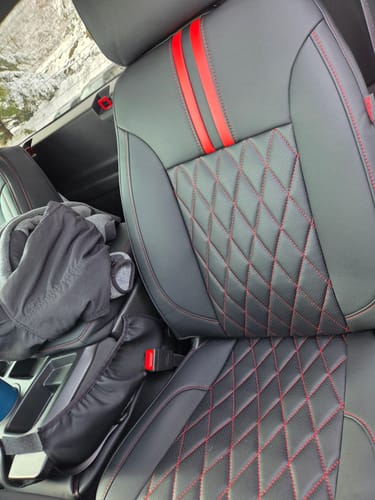 Customer photo review of Premium Custom-Fit Seat Covers