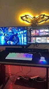Customer photo review of Hareketli Monitör Kolu 2026 Ergonomik Gazlı
