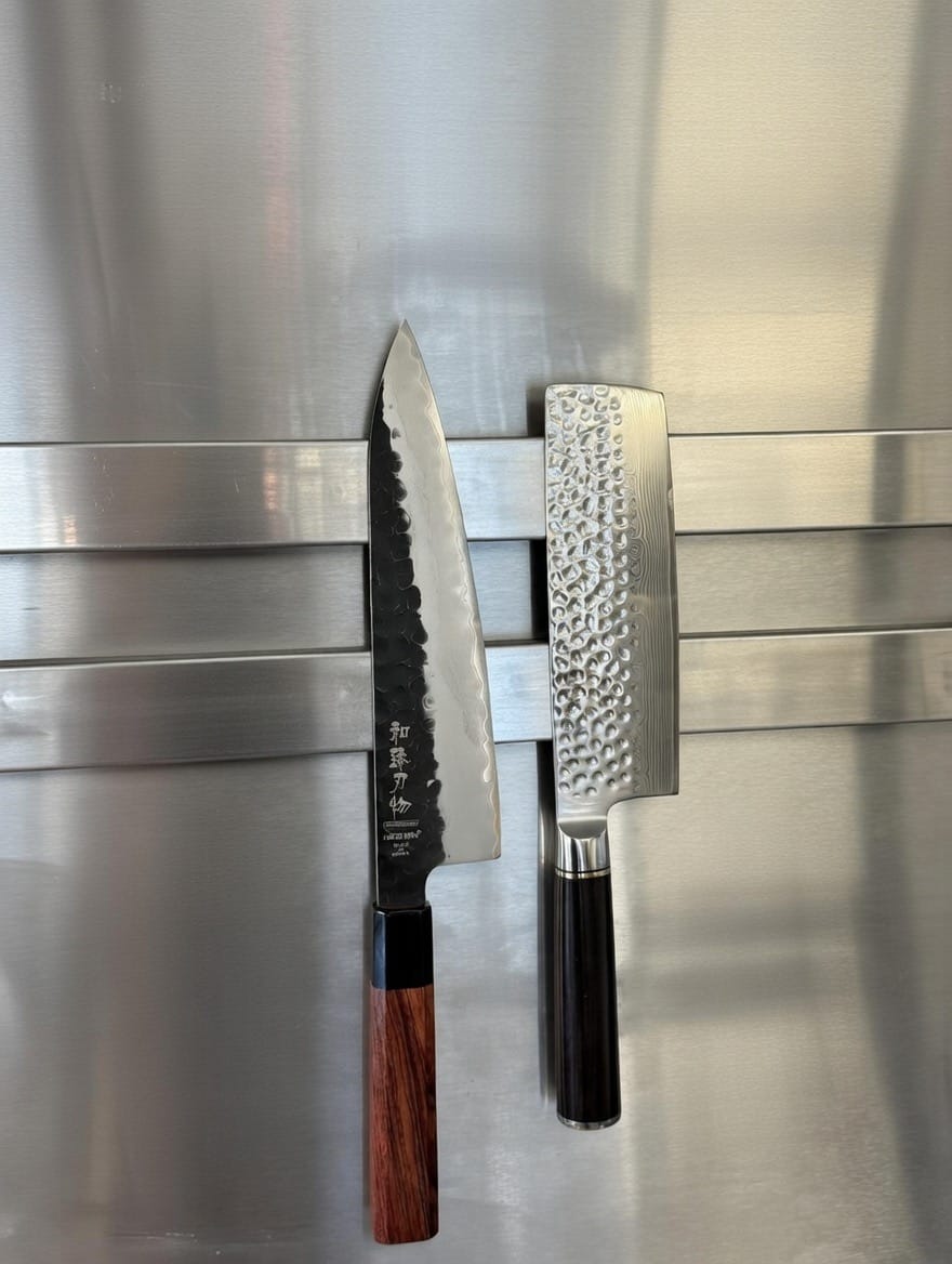 Customer photo review of HEZHEN 6.8'' Hammer Series Nakiri Messer