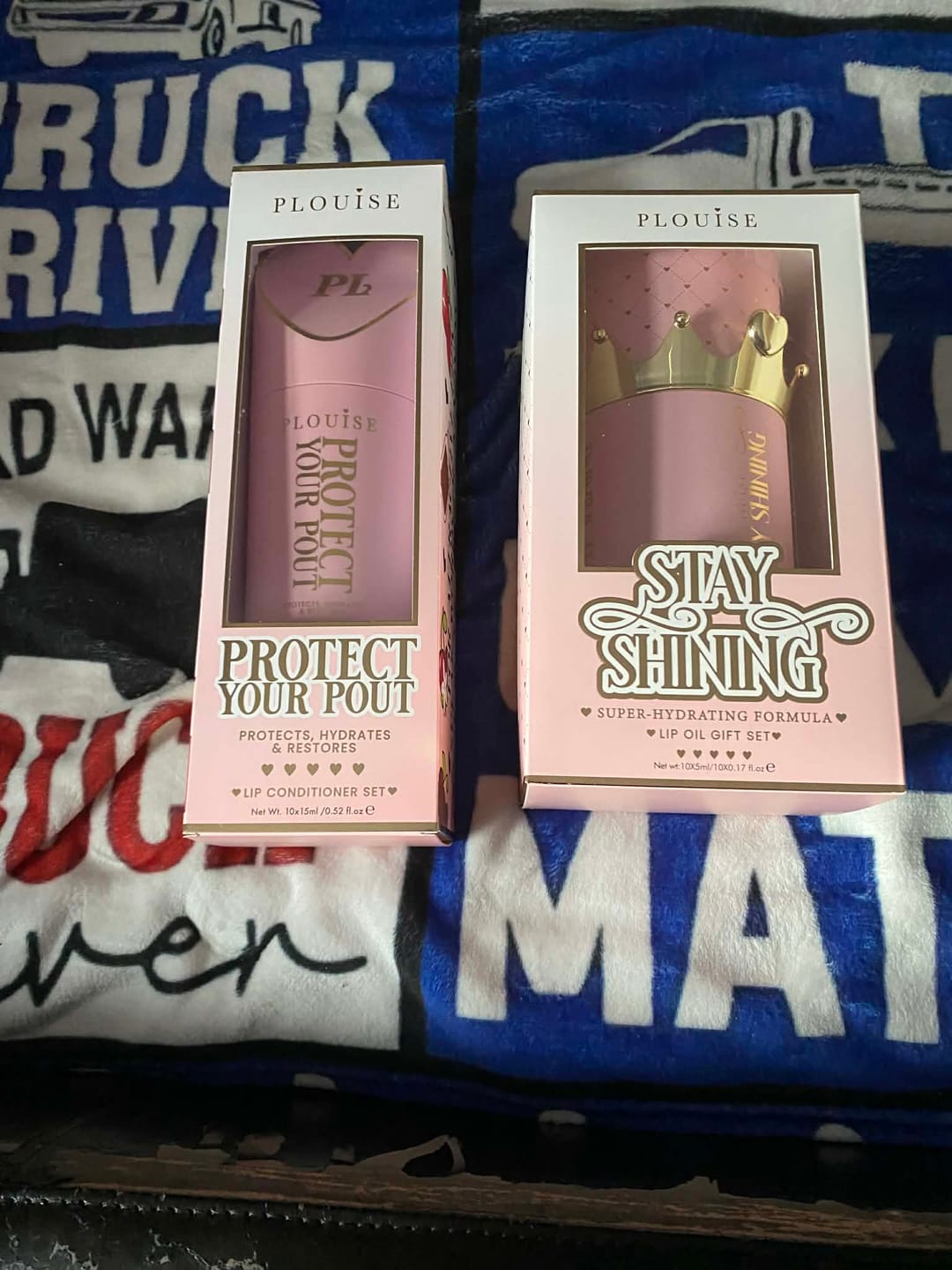 Customer photo review of Protect Your Pout Lip Conditioner XL Gift Set