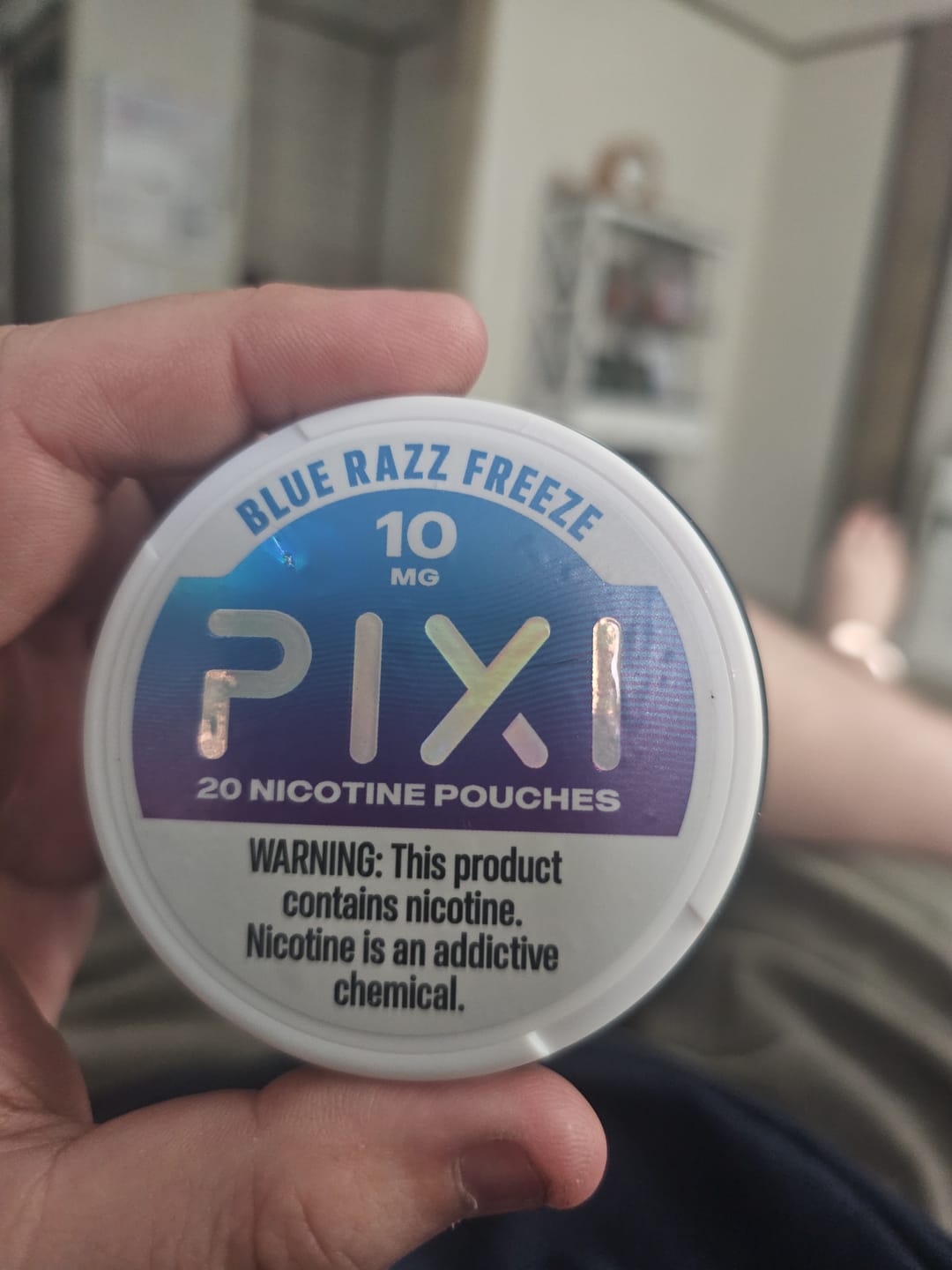 Customer photo review of PIXI Nicotine Pouches