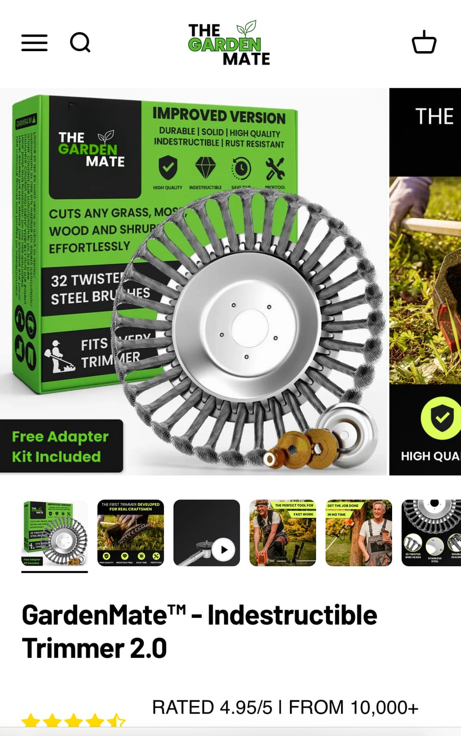 Customer photo review of GardenMate™ - Indestructible Trimmer 2.0