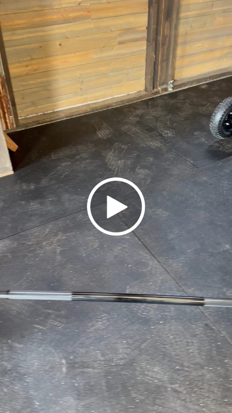 Customer video review of 1,500lb Olympic Bar