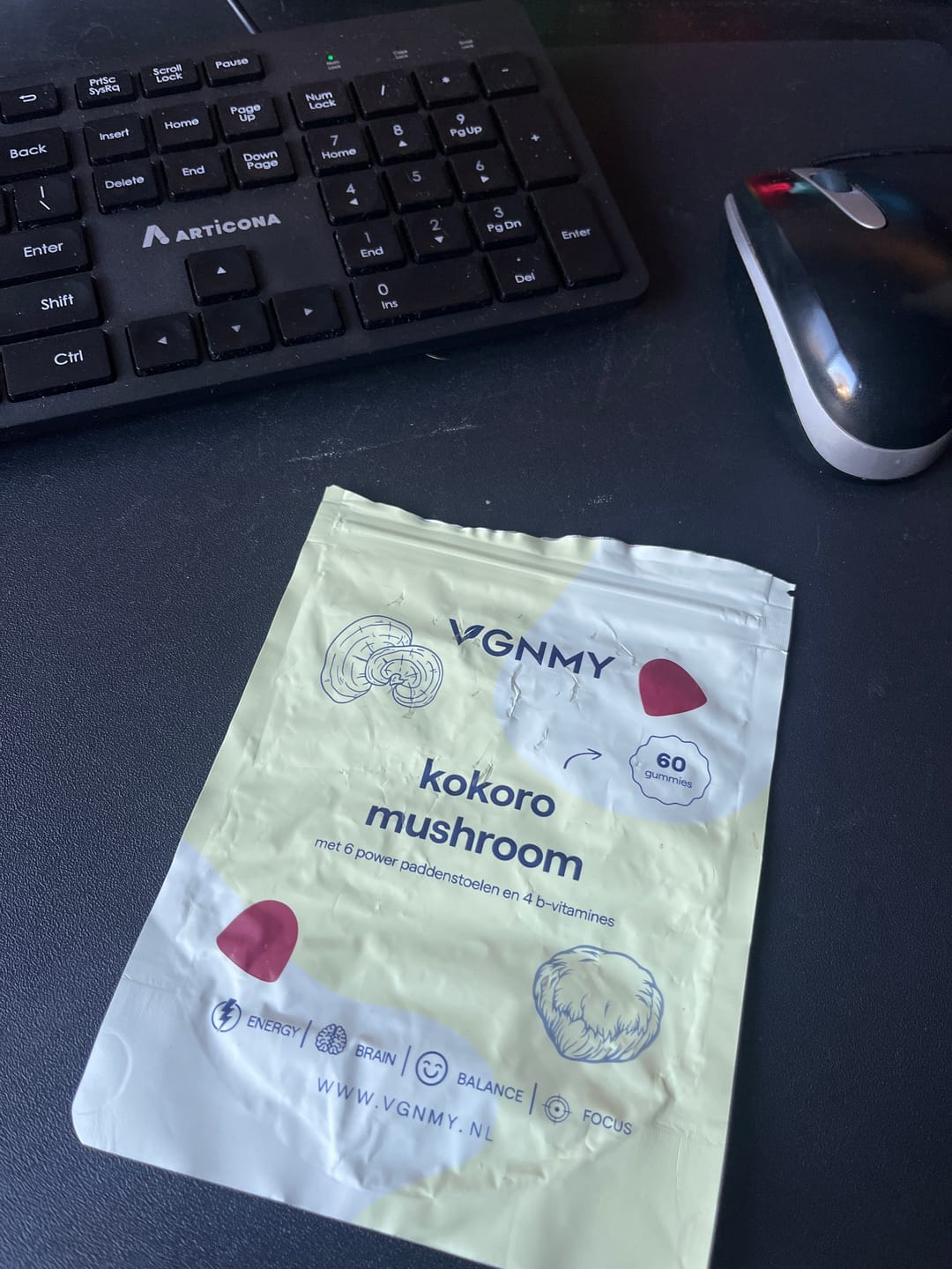 Customer photo review of Mushroom Gummies