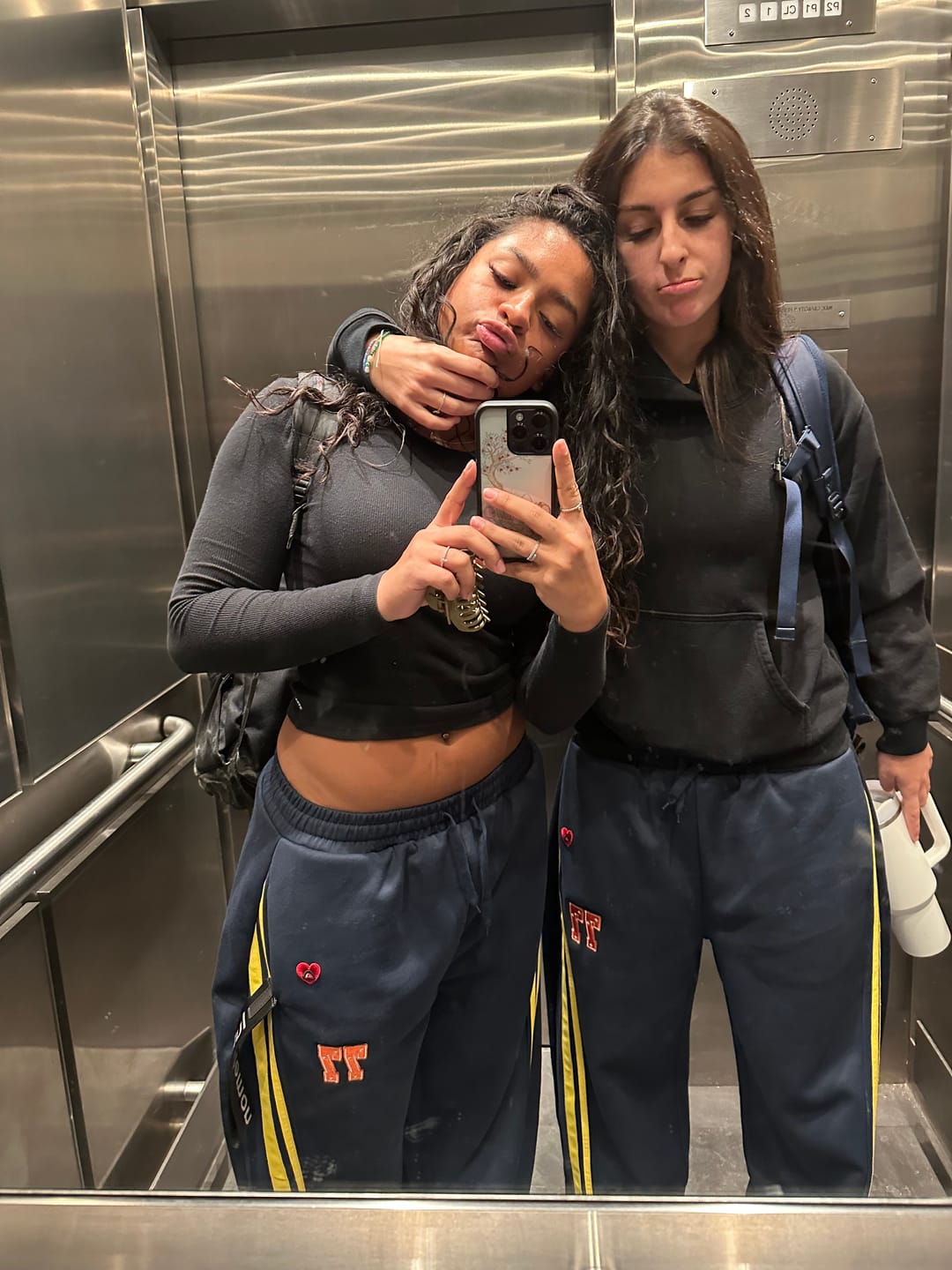 Customer photo review of Aelfric Eden Stripe Baggy Barrel Sweatpants