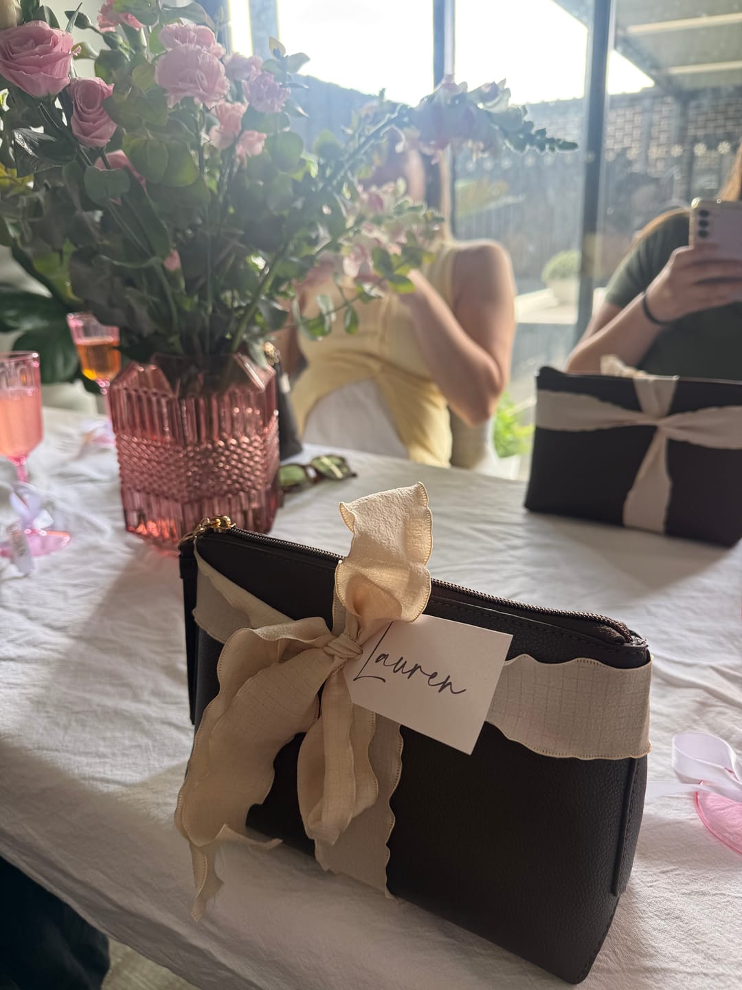 Customer photo review of The Everyday Pouch - Chocolate