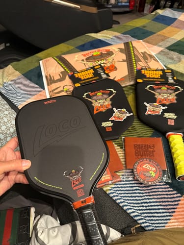 Customer photo review of (PRE-ORDER - SHIPPING BETWEEN 2/9/26 and 2/13/26) The Loco 16mm Pickleball Paddle- Elongated