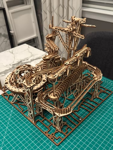 Customer photo review of Board 4 — Galaxy Marble Run