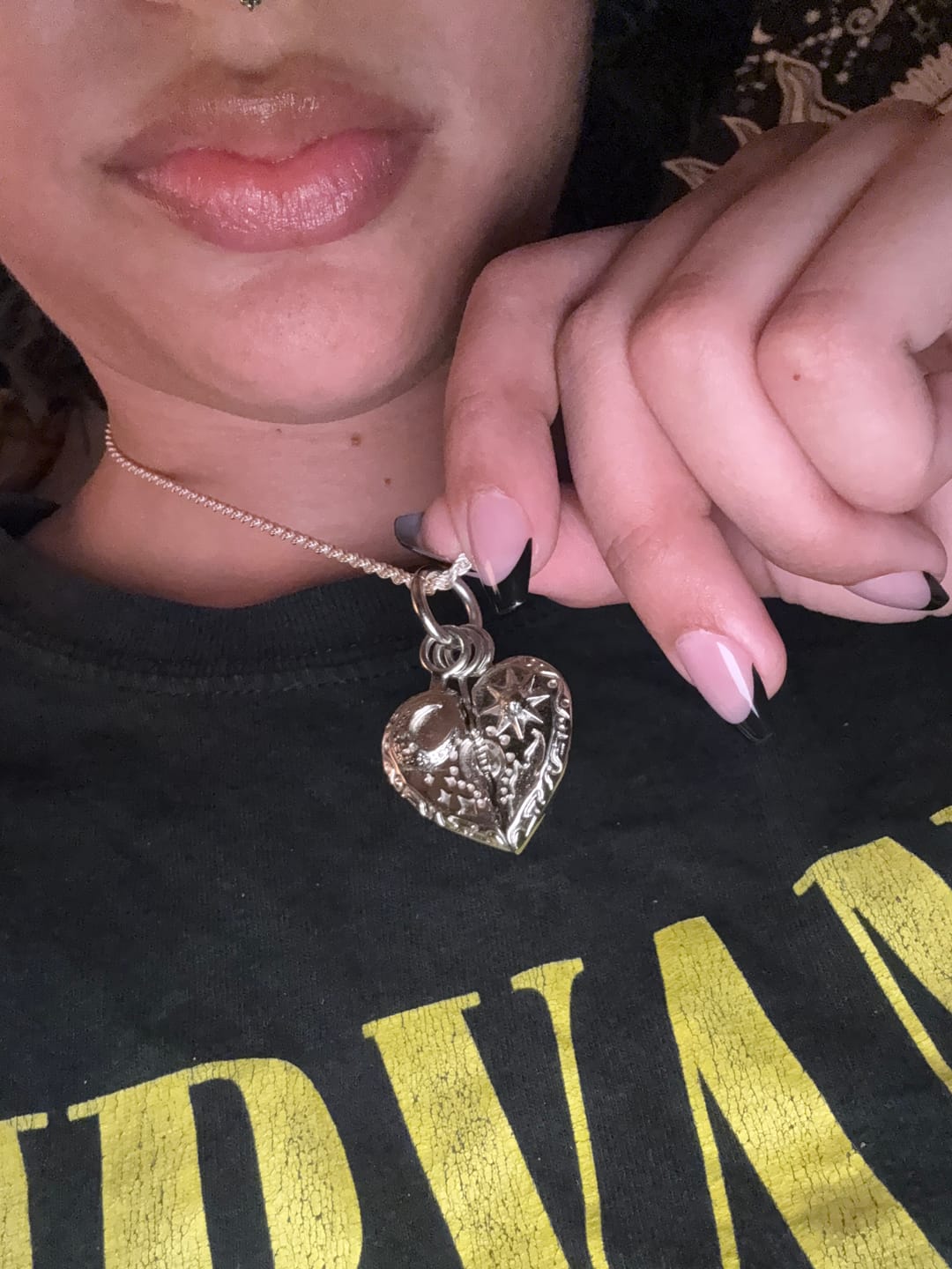Customer photo review of 2.5MM STERLING SILVER ROPE CHAIN