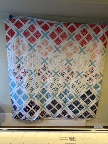 Customer photo review of Skylight Precut Sew-Ready Quilt Kit