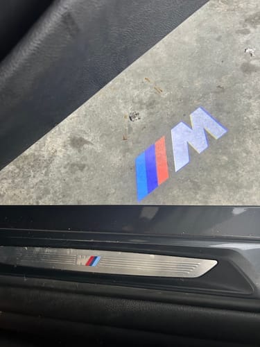 Customer photo review of BMW LED Car Door Welcome Logo Shadow Lights | E/F Chassis