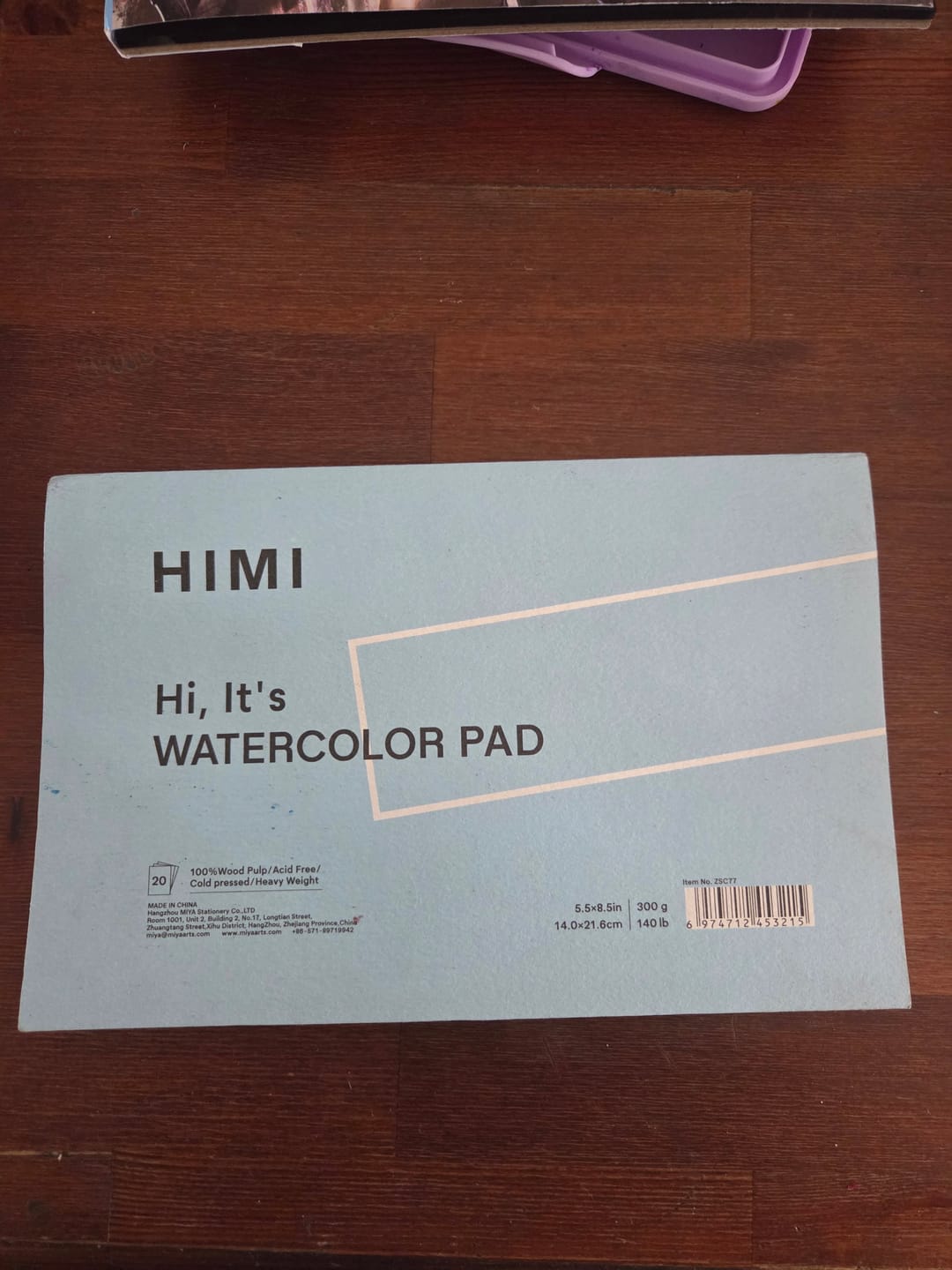 Customer photo review of Himi Watercolor Pad - Block Acuarela 14 x 21,6 cm 300 gm2