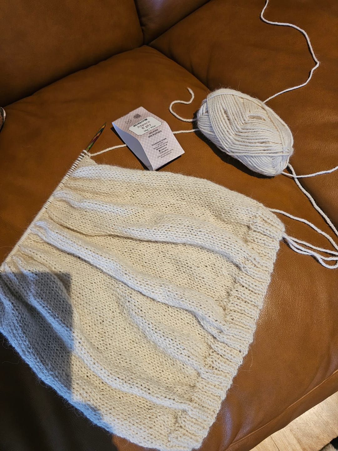 Customer photo review of Alpaca 8 ply - Heirloom
