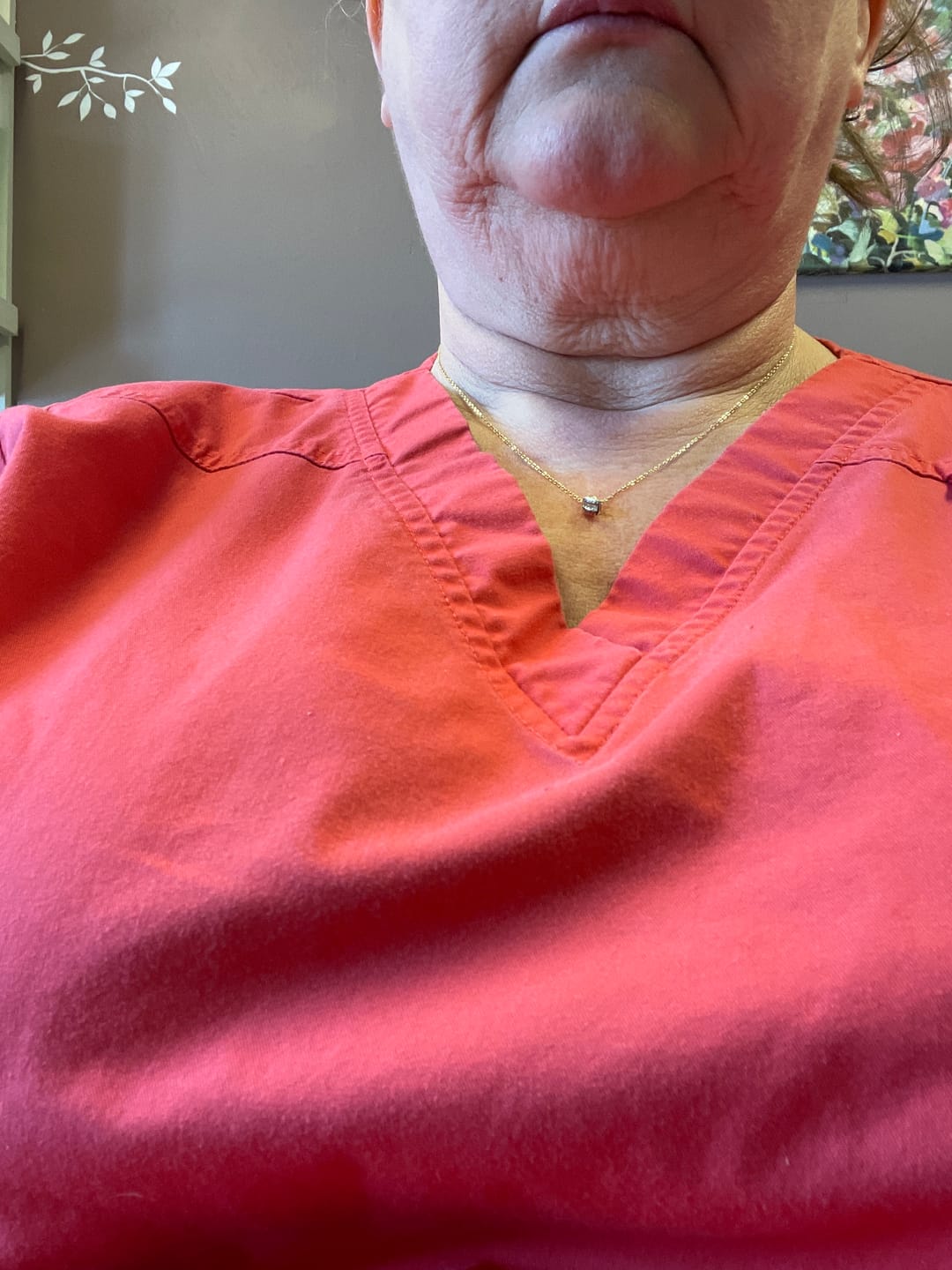Customer photo review of Always Near Angel Wing Necklace