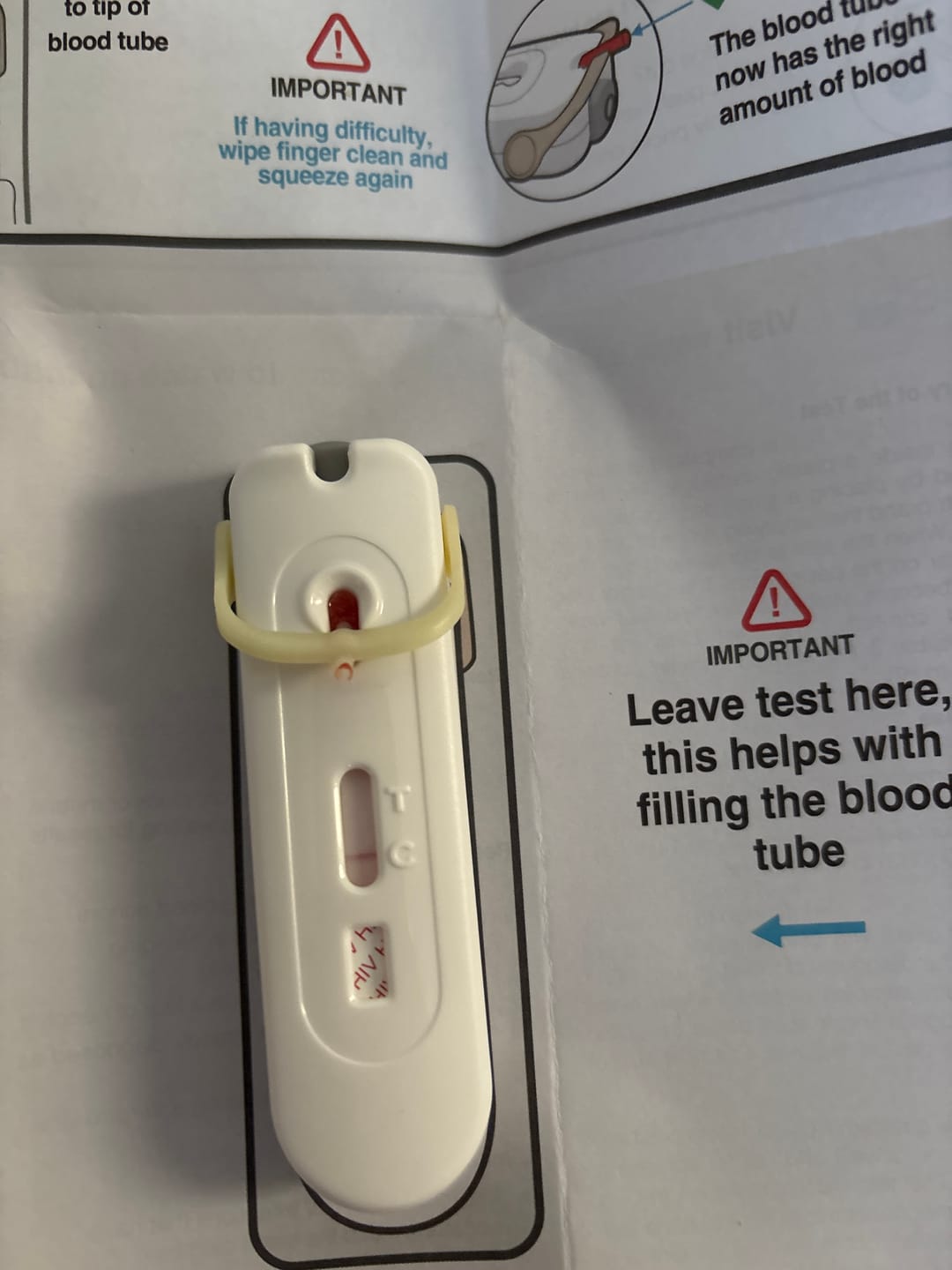 Customer photo review of Mylan Hiv Self Test Kit 1 PC