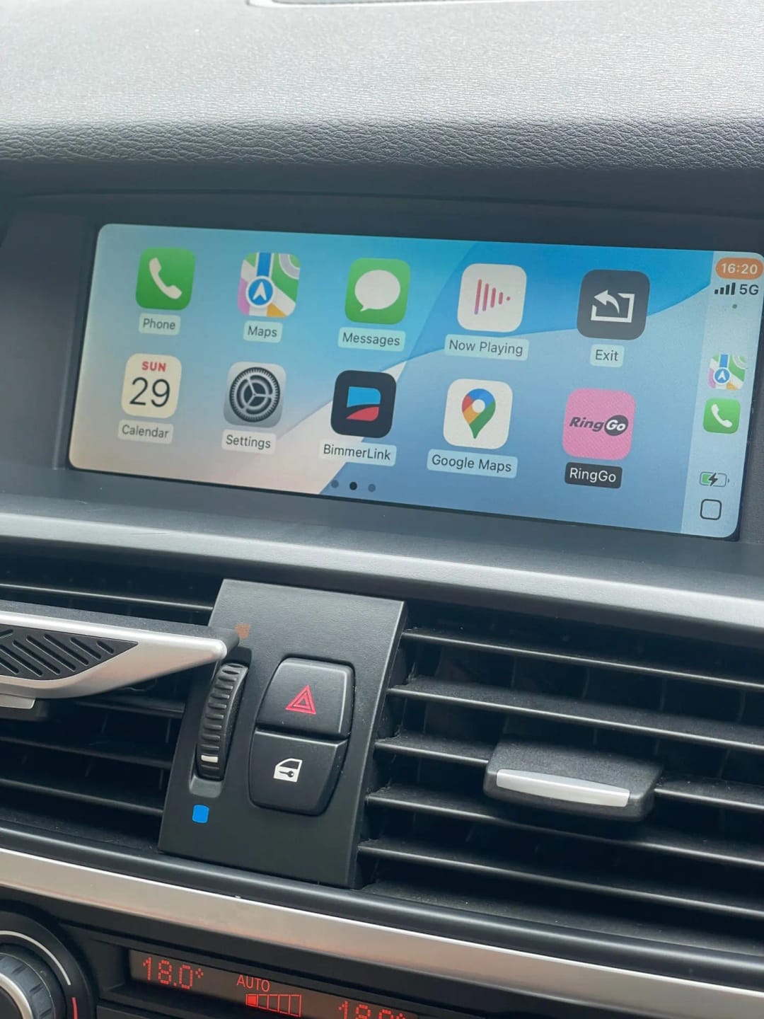 Customer photo review of BMW Wireless Carplay/Android Auto/Airplay MMI Retrofit