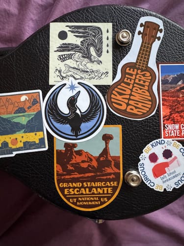 Customer photo review of Rebel Loon Sticker