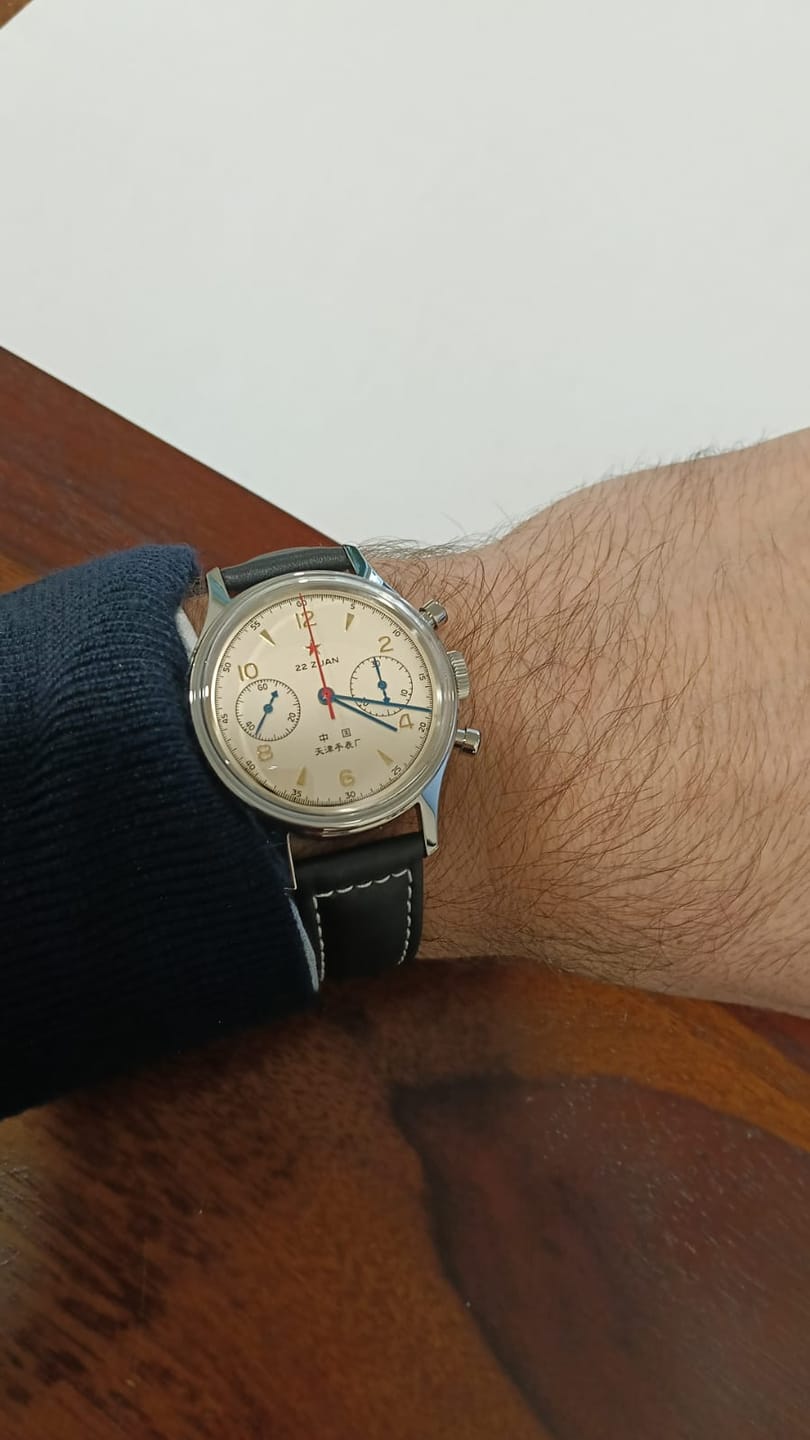 Customer photo review of Seagull 1963 Chronograph Watch 70th Anniversary Reissue 37.3mm