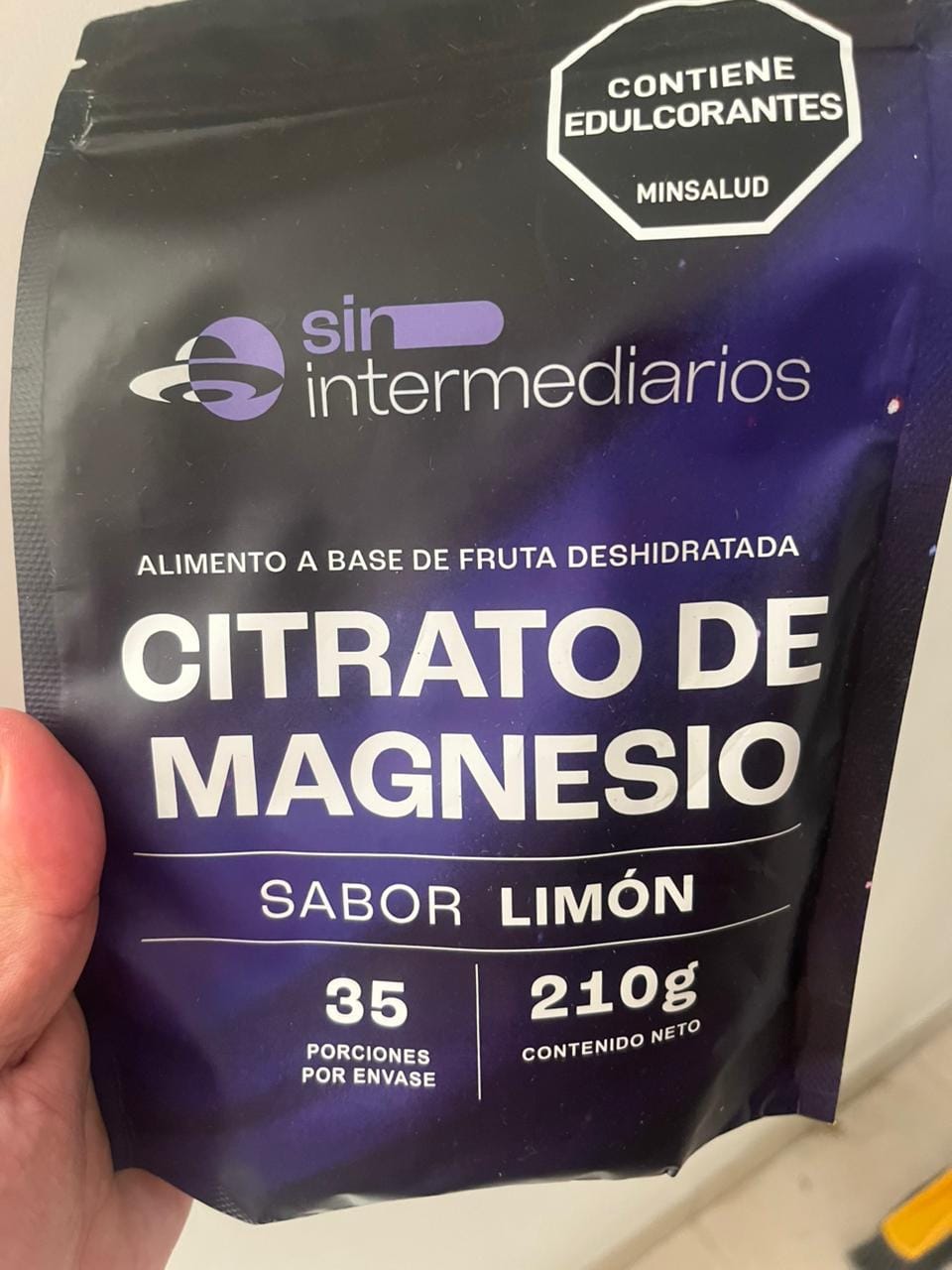 Customer photo review of Citrato de Magnesio - Sabor Limón