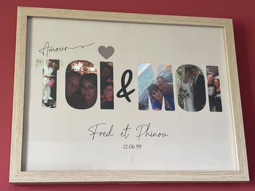 Customer photo review of Toi & Moi -  Affiche Personnalisée