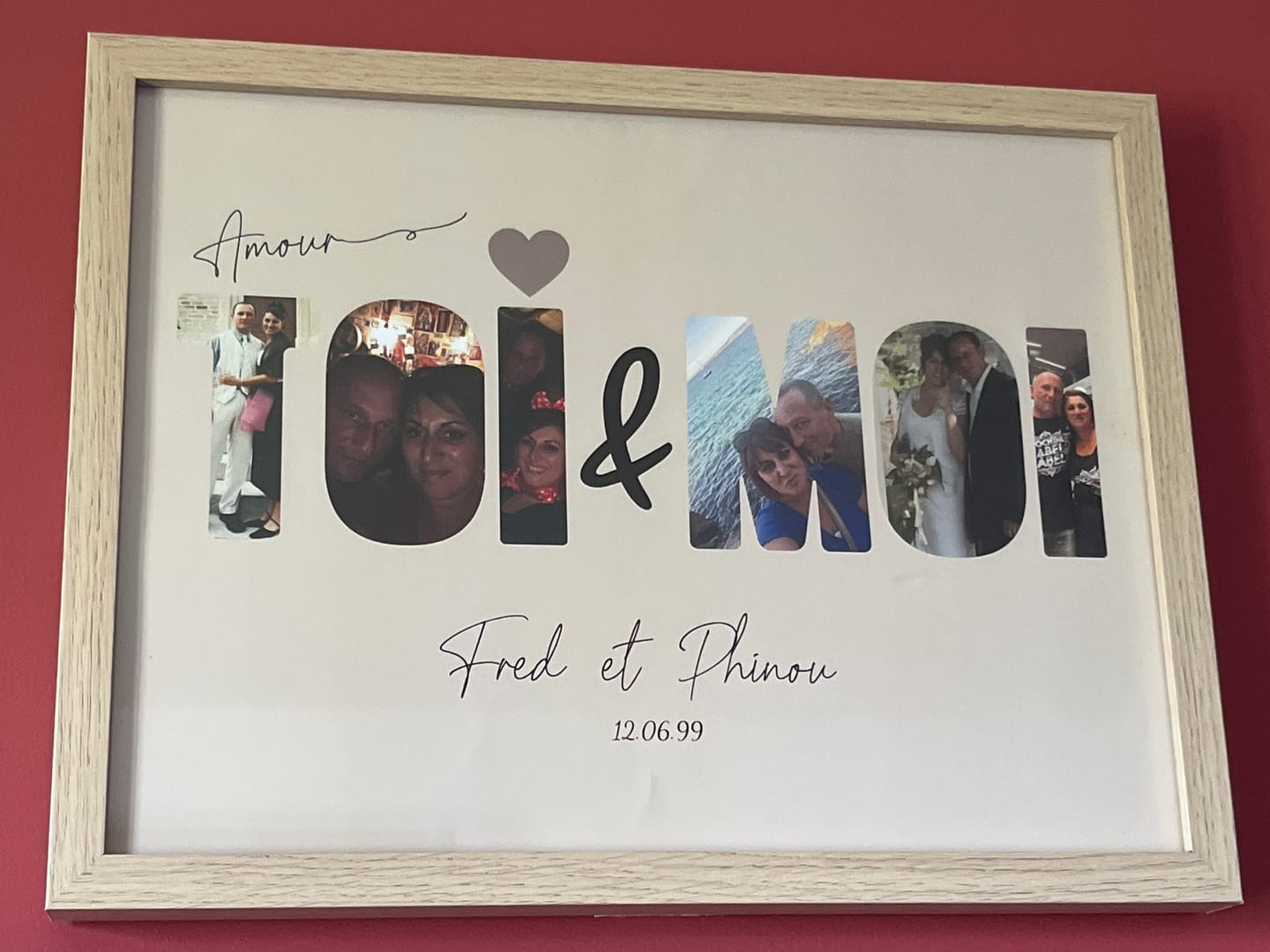 Customer photo review of Toi & Moi -  Affiche Personnalisée