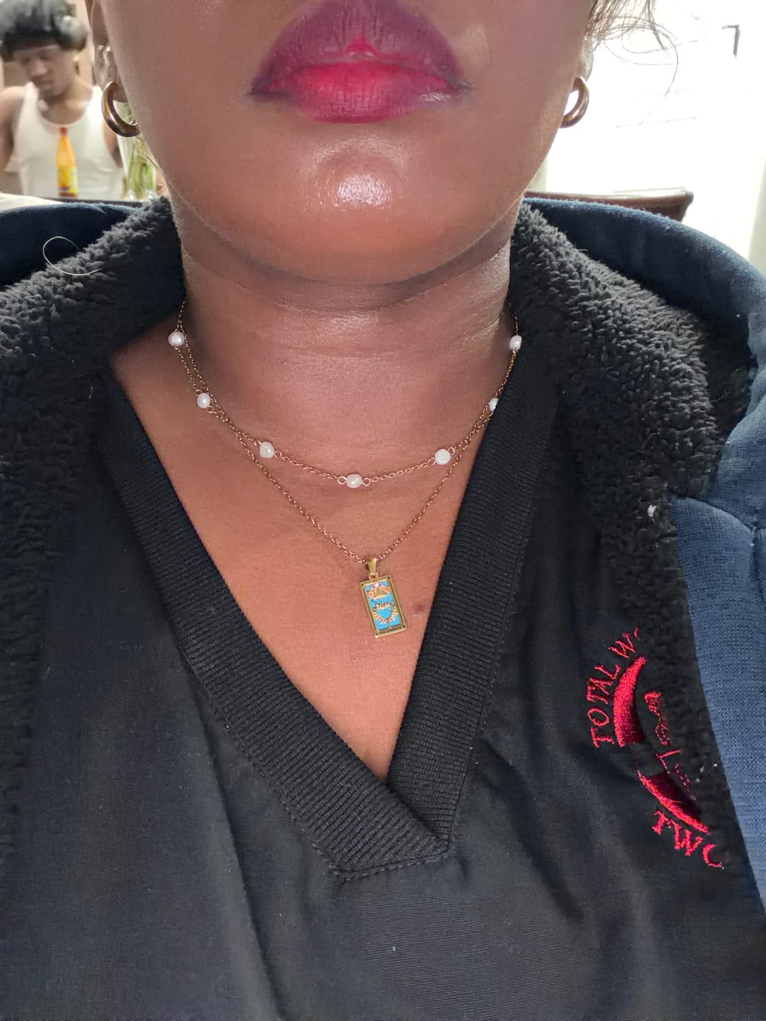 Customer photo review of Golden Fortune Necklace (Bundle)